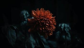 vibrant chrysanthème bouquet, une fête de beauté dans la nature généré par ai photo