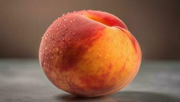 juteux biologique pomme, mûr et frais, parfait pour en bonne santé le grignotage généré par ai photo