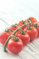 bouquet de Frais tomates photo