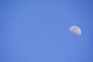 vue rapprochée de la lune photo