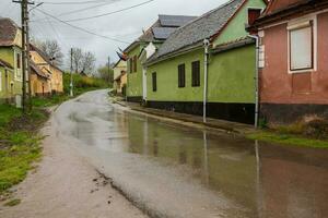 biertan une très magnifique médiéval village dans Transylvanie, Roumanie. une historique ville dans Roumanie cette a conservé le franc et gothique architectural style. Voyage photo. photo