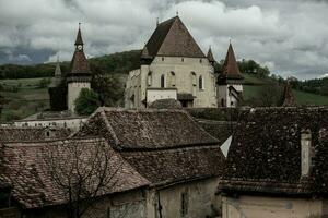 biertan une très magnifique médiéval village dans Transylvanie, Roumanie. une historique ville dans Roumanie cette a conservé le franc et gothique architectural style. Voyage photo. photo