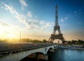 Eiffel la tour et pont photo