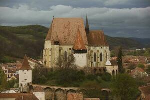 biertan une très magnifique médiéval village dans Transylvanie, Roumanie. une historique ville dans Roumanie cette a conservé le franc et gothique architectural style. Voyage photo. photo