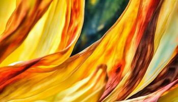 vibrant couleurs enflammer Naturel phénomène dans une ardent enfer toile de fond généré par ai photo