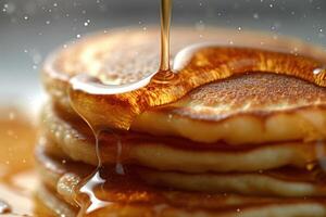 Stock photo de chaud crêpe nourriture la photographie génératif ai