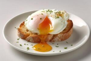 Stock photo de poché Oeuf professionnel nourriture la photographie ai généré