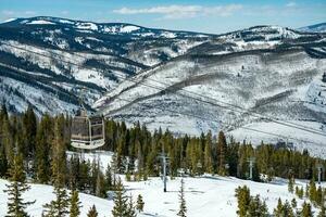 vail ski recours ville et ski Montagne dans Colorado photo