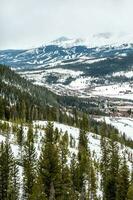 clé de voûte ski recours ville dans Colorado Rocheuses photo