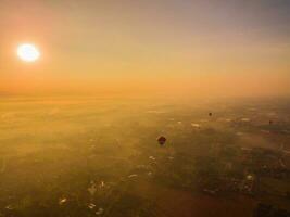 vue chaud air ballon photo