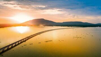 incroyable chemin de fer pont photo