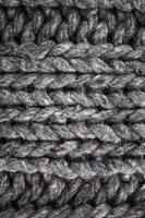 drap de laine gris fait à la main photo