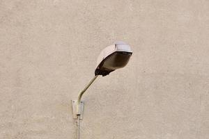 lampadaires dans la ville photo