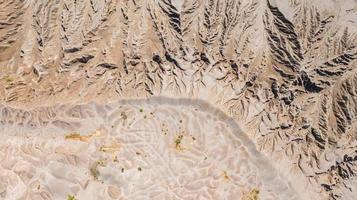 surface aérienne de modèles de vue de dessus sur la terre photo