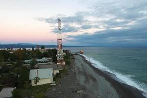 vue aérienne du paysage de la ville de sukhum photo