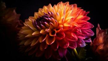 vibrant coloré bouquet vitrines beauté dans la nature Célibataire fleurs généré par ai photo