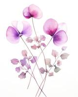 aquarelle floral Contexte. illustration ai génératif photo