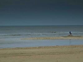 egmond plage dans le Pays-Bas photo