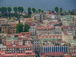 le ville de Naples dans Italie photo