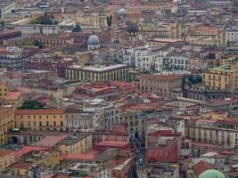 le ville de Naples dans Italie photo