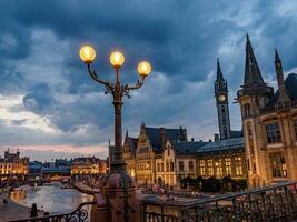 le ville de gentil dans Belgique photo