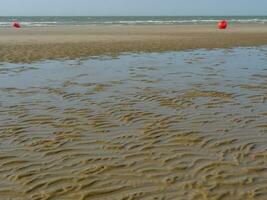 le plage de de haan à le Nord mer photo