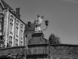 le ville de Bruges dans Belgique photo