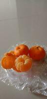 la photographie de une bouquet de santang des oranges photo