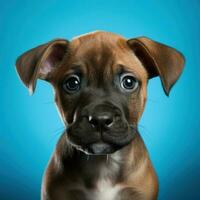 adorable chiot solo portrait photo