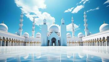 moderne architecture de islamique mosquée photo