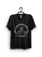 chasse ancien illustration typographie T-shirt impression conception photo