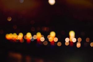lumières colorées de boket la nuit photo
