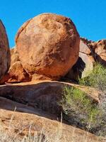 les diables marbres, nord territoire Australie photo