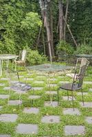 jardin vert anglais photo