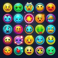 icône emoji smiley ai généré photo
