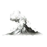 volcan volcan ai généré photo