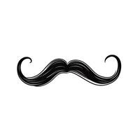 symbole moustache ai généré photo