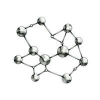 médical moléculaire structure ai généré photo