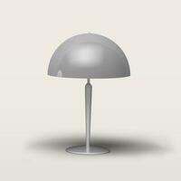 innovant simplement table lampe isolé sur blanc Contexte. photo