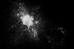 abstrait blanc poudre particule explosion photo