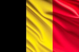 texturé réaliste Belge drapeau Contexte photo