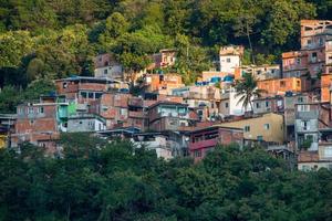 bidonvilles de tabajara à rio de janeiro, brésil