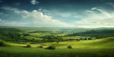 Stupéfiant paysage copie espace Contexte. ai généré photo