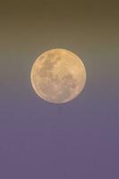 lever de lune , plein lune dans le ciel, patagonie, Argentine photo