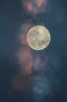 lune dans le nuit ciel , Contexte photo