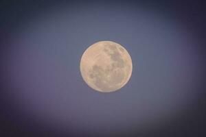 plein lune, patagonie, Argentine photo