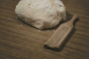 fait maison Gnocchi, traditionnel italien cuisine photo