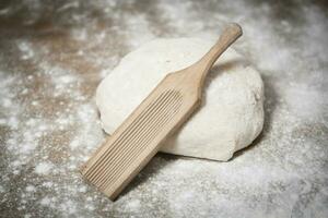 fait maison Gnocchi, traditionnel italien cuisine photo