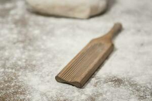 fait maison Gnocchi, traditionnel italien cuisine photo