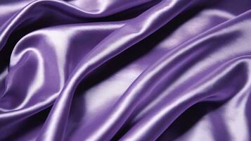 soie en tissu Contexte. violet brillant soie en tissu texture. haute résolution. ai généré photo